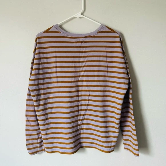 Madewell Stripe Long Sleeve Top - Picture 6 of 6